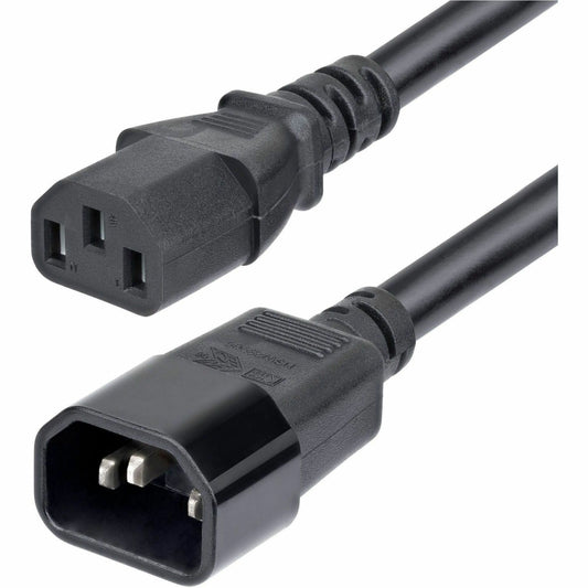 Main Image for StarTech.com 15ft (4.5m) Power Extension Cord, C14 to C13 PDU Power Cord, 15A 250V, 14AWG, UL Listed