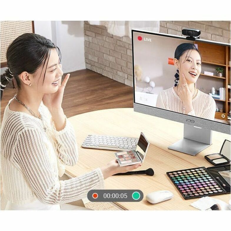 Alternate-Image5 Image for Asus ZenScreen MS32UC 32" Class 4K UHD Smart LED Monitor - 16:9 - Silver