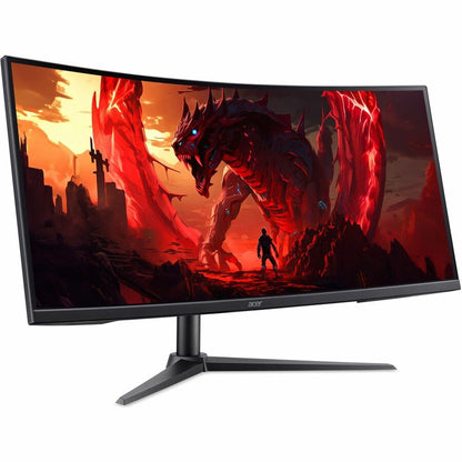 Alternate-Image1 Image for Acer Nitro XZ340CUR X0 34" Class UWQHD Gaming LCD Monitor - 21:9 - Black