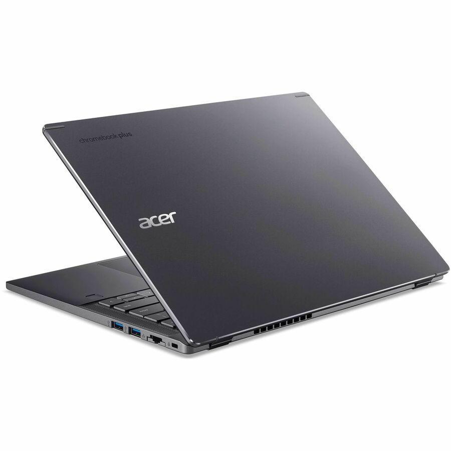 Rear Image for Acer Chromebook Plus 714 CBE794-1 CBE794-1-52Z7 14" Chromebook - WUXGA - 120 Hz - Intel Core Ultra 5 125U - 16 GB - 256 GB SSD - English (US) Keyboard - Iron