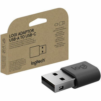 Main Image for Logi USB-A to USB-C Adaptor, USB adaptor, graphite