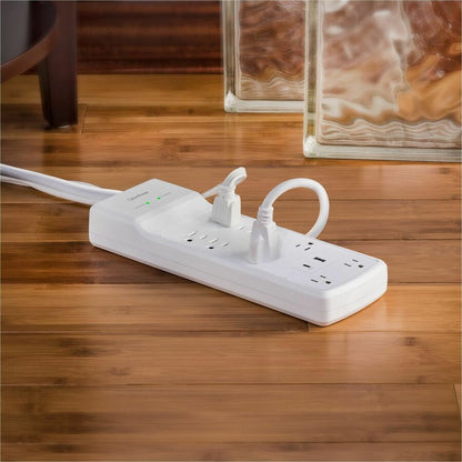 Alternate-Image7 Image for CyberPower P806UC15 Home and Office 8 - Outlet Surge Protector with 2400 J Surge Suppression