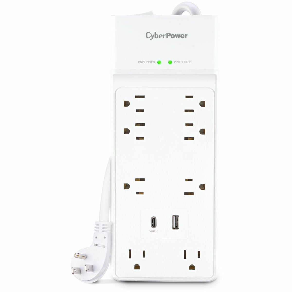 Main Image for CyberPower P806UC15 Home and Office 8 - Outlet Surge Protector with 2400 J Surge Suppression