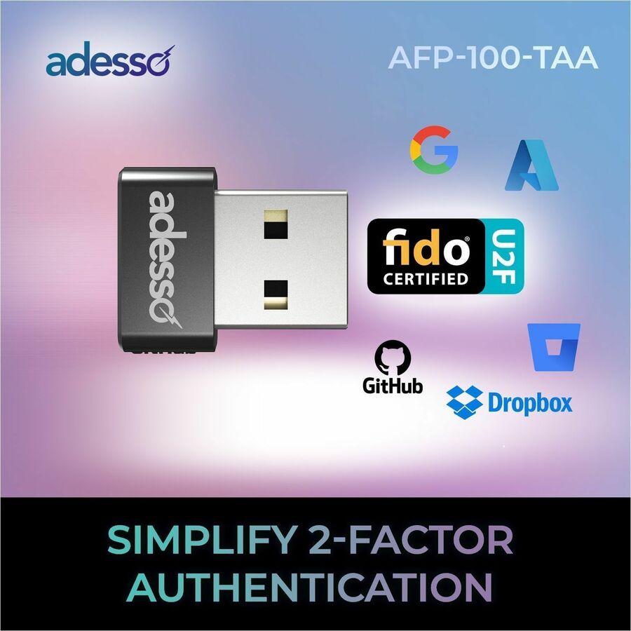 Alternate-Image9 Image for Adesso AFP-100-TAA Fingerprint Reader