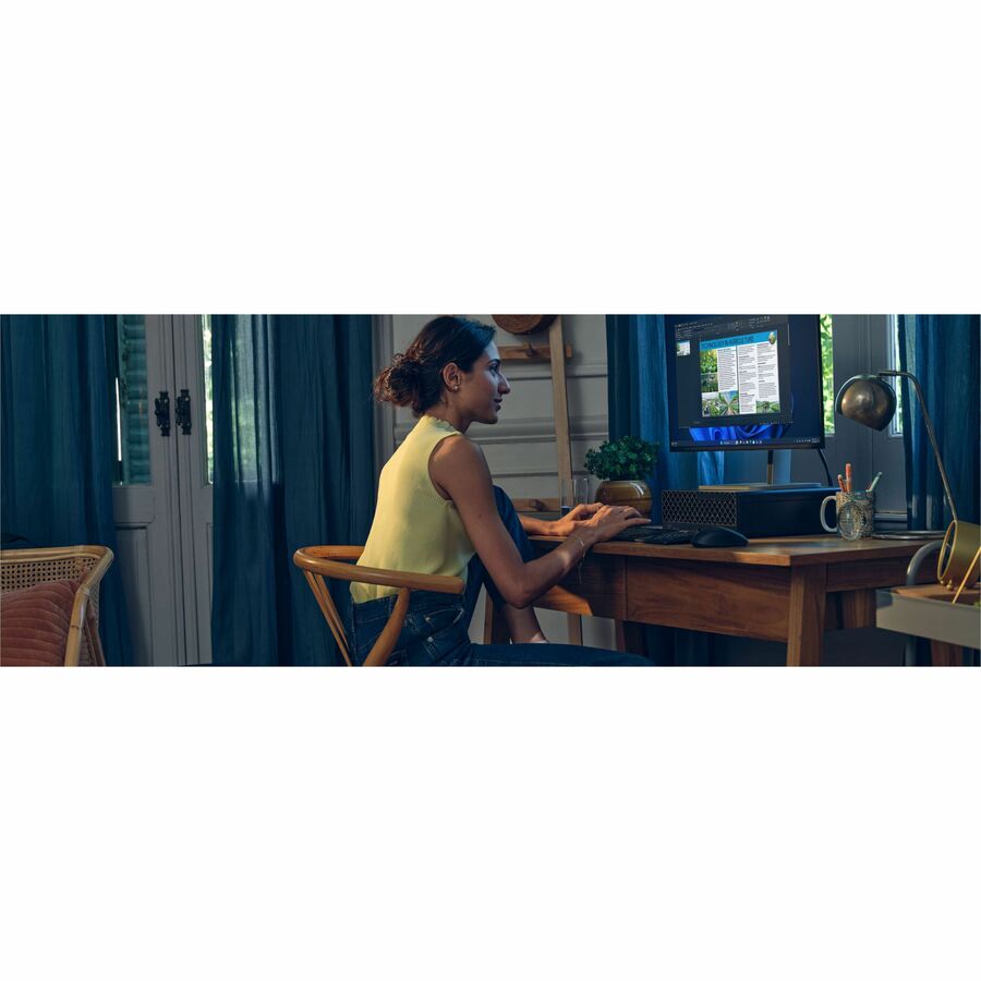 Life-Style Image for HP ProDesk 4 G1i Desktop Computer - Intel Core Ultra 5 15th Gen 235 - vPro Technology - 16 GB - 512 GB SSD - Small Form Factor - Jack Black - Smart Buy