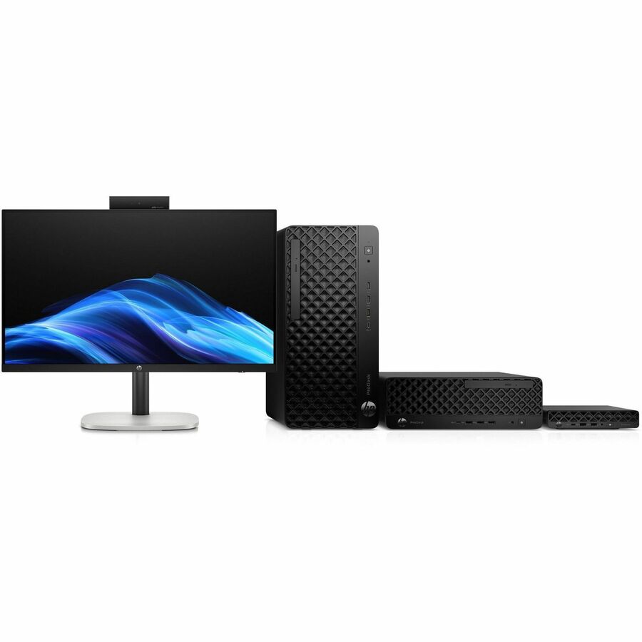 Alternate-Image1 Image for HP ProDesk 4 G1i Desktop Computer - Intel Core Ultra 7 15th Gen 265 - vPro Technology - 16 GB - 512 GB SSD - Small Form Factor - Jack Black - Smart Buy