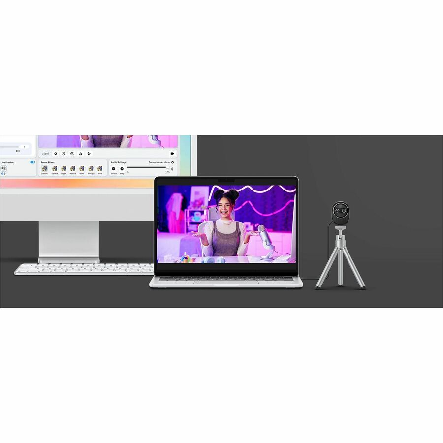 Alternate-Image2 Image for EMEET Webcam - Black - Retail - 1 Pack(s)