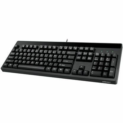 Left Image for Adesso EasyTouch 130 Full Sized Wired Mechanical Keyboard With CoPilot AI Hotkey