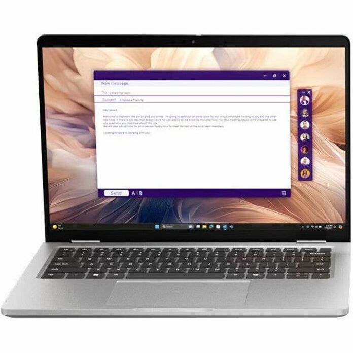 Front Image for Dell Pro 14 Plus PB14250 14" Clamshell Notebook - Full HD Plus - 60 Hz - Intel Core Ultra 7 265U - vPro Technology - 16 GB - 512 GB SSD - English (US) Keyboard - Aluminum