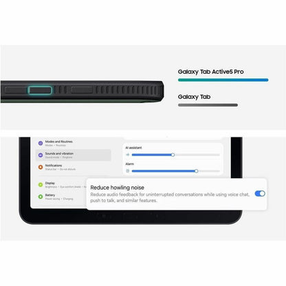 Alternate-Image9 Image for Samsung Galaxy Tab Active5 Pro Enterprise Edition Rugged Tablet - 10.1" WUXGA - Qualcomm SM7635 Snapdragon 7s Gen 3 (4 nm) Octa-core - 8 GB - 256 GB Storage - Green