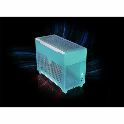Alternate-Image6 Image for Thermaltake TR100 Mint Strawberry Mini Tower Chassis