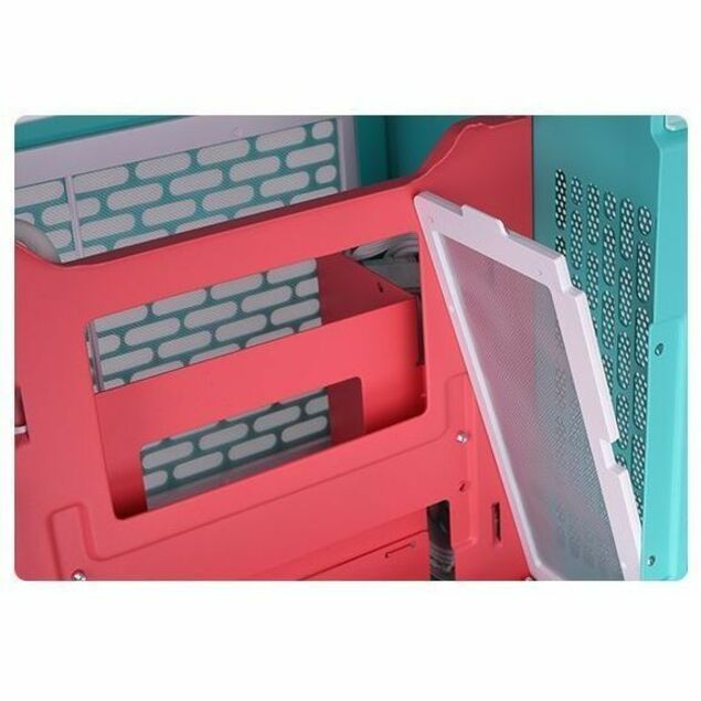 Alternate-Image7 Image for Thermaltake TR100 Mint Strawberry Mini Tower Chassis