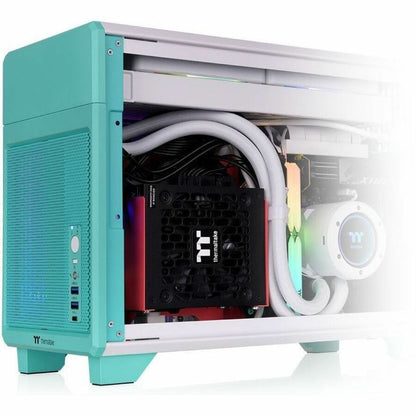 Alternate-Image4 Image for Thermaltake TR100 Mint Strawberry Mini Tower Chassis