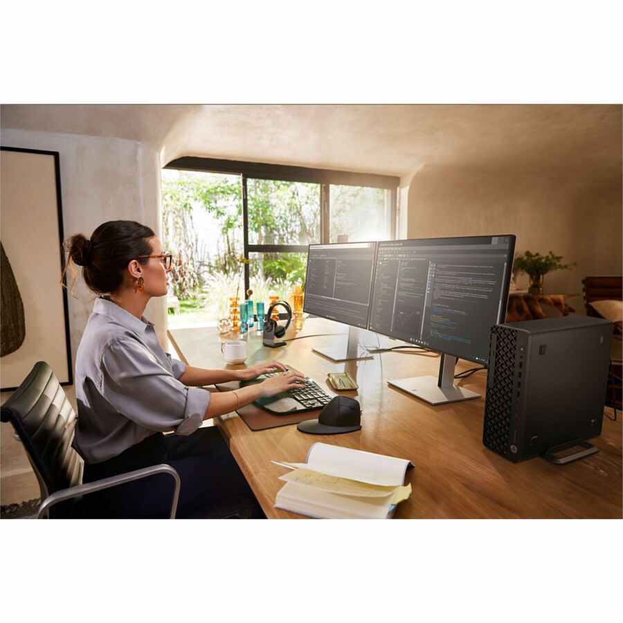 Alternate-Image1 Image for HP EliteDesk 8 G1i Desktop Computer - Intel Core Ultra 7 265 - vPro Technology - 16 GB - 512 GB SSD - Small Form Factor - Jack Black - Smart Buy