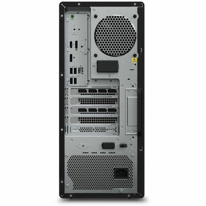 Rear Image for Lenovo ThinkStation P3 Gen 2 30HT004KUS Workstation - 1 x Intel Core Ultra 9 285 - vPro Technology - 32 GB - 1 TB SSD - Tower - Black