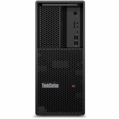 Front Image for Lenovo ThinkStation P3 Gen 2 30HT004KUS Workstation - 1 x Intel Core Ultra 9 285 - vPro Technology - 32 GB - 1 TB SSD - Tower - Black