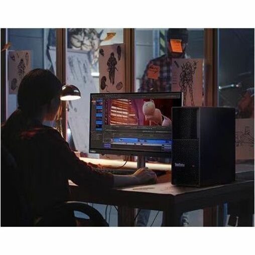Alternate-Image10 Image for Lenovo ThinkStation P3 Gen 2 30HT004YUS Workstation - 1 x Intel Core Ultra 5 2nd Gen 235 - vPro Technology - 32 GB - 512 GB SSD - Tower