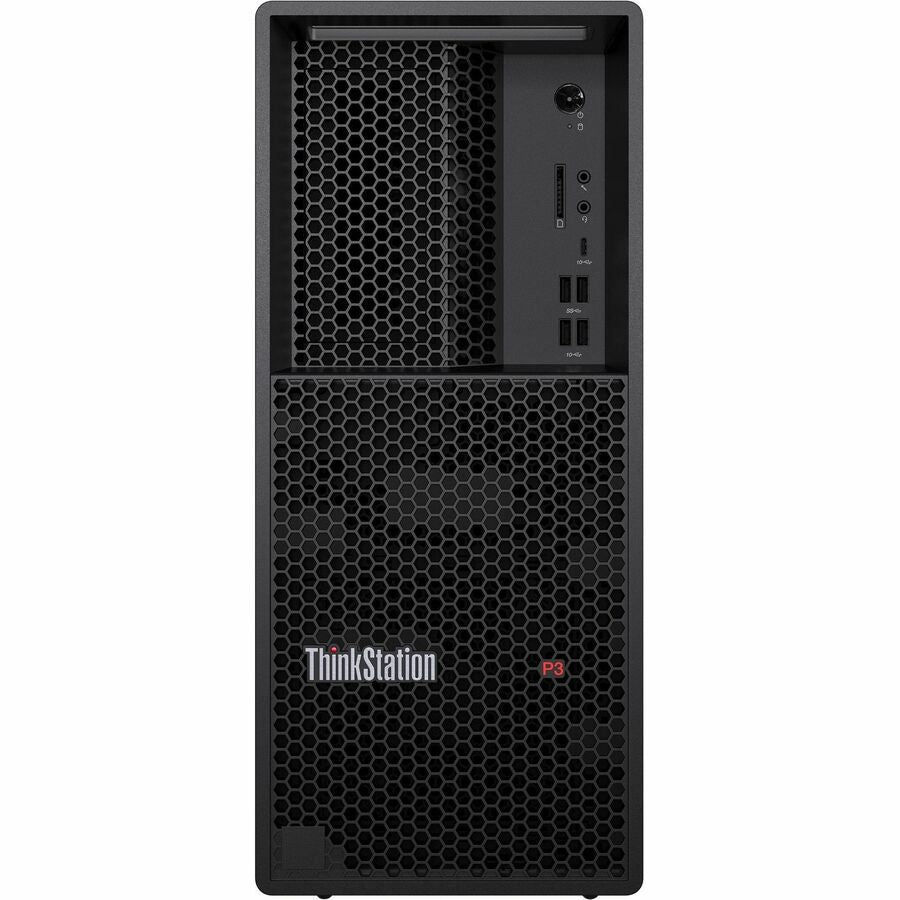 Front Image for Lenovo ThinkStation P3 Gen 2 30HT004RUS Workstation - 1 x Intel Core Ultra 5 235 - vPro Technology - 16 GB - 512 GB SSD - Tower