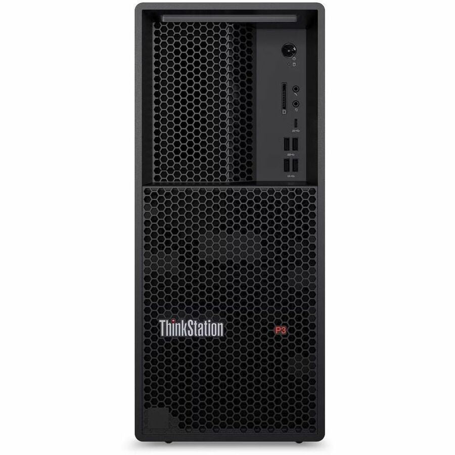 Front Image for Lenovo ThinkStation P3 Gen 2 30HT0053US Workstation - 1 x Intel Core Ultra 7 265 - vPro Technology - 16 GB - 512 GB SSD - Tower