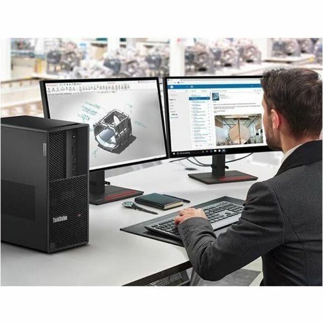 Alternate-Image6 Image for Lenovo ThinkStation P3 Gen 2 30HT0051US Workstation - 1 x Intel Core Ultra 5 2nd Gen 235 - vPro Technology - 32 GB - 512 GB SSD - Tower