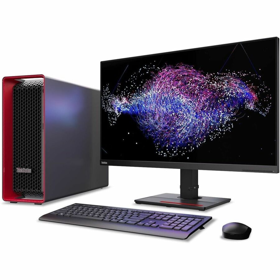 Alternate-Image1 Image for Lenovo ThinkStation P8 30HH007TUS Workstation - 1 x AMD Ryzen Threadripper PRO 7945WX - 32 GB - 1 TB SSD - Tower