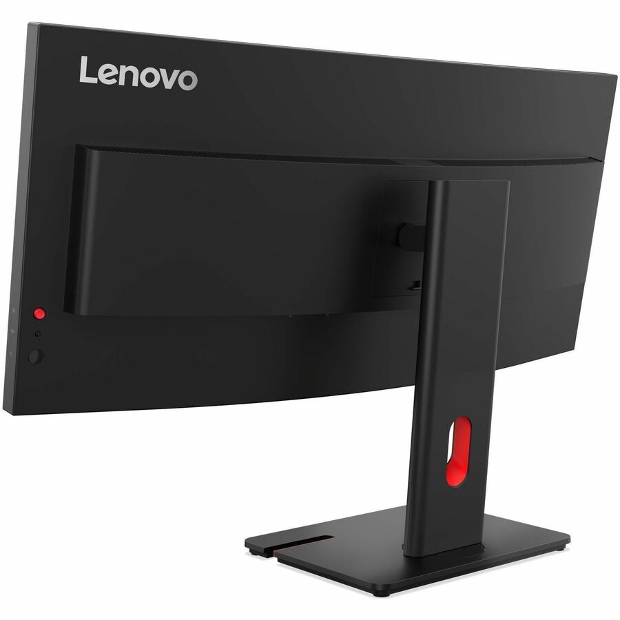 Alternate-Image1 Image for Lenovo ThinkVision T34WD-40 34" Class UW-QHD Curved Screen LED Monitor - 21:9 - Eclipse Black