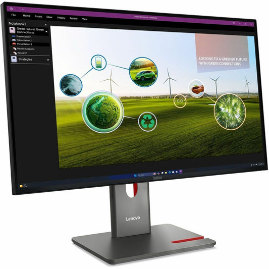 Main Image for Lenovo ThinkVision P27Q-40 27" Class WQHD LED Monitor - 16:9 - Eclipse Black