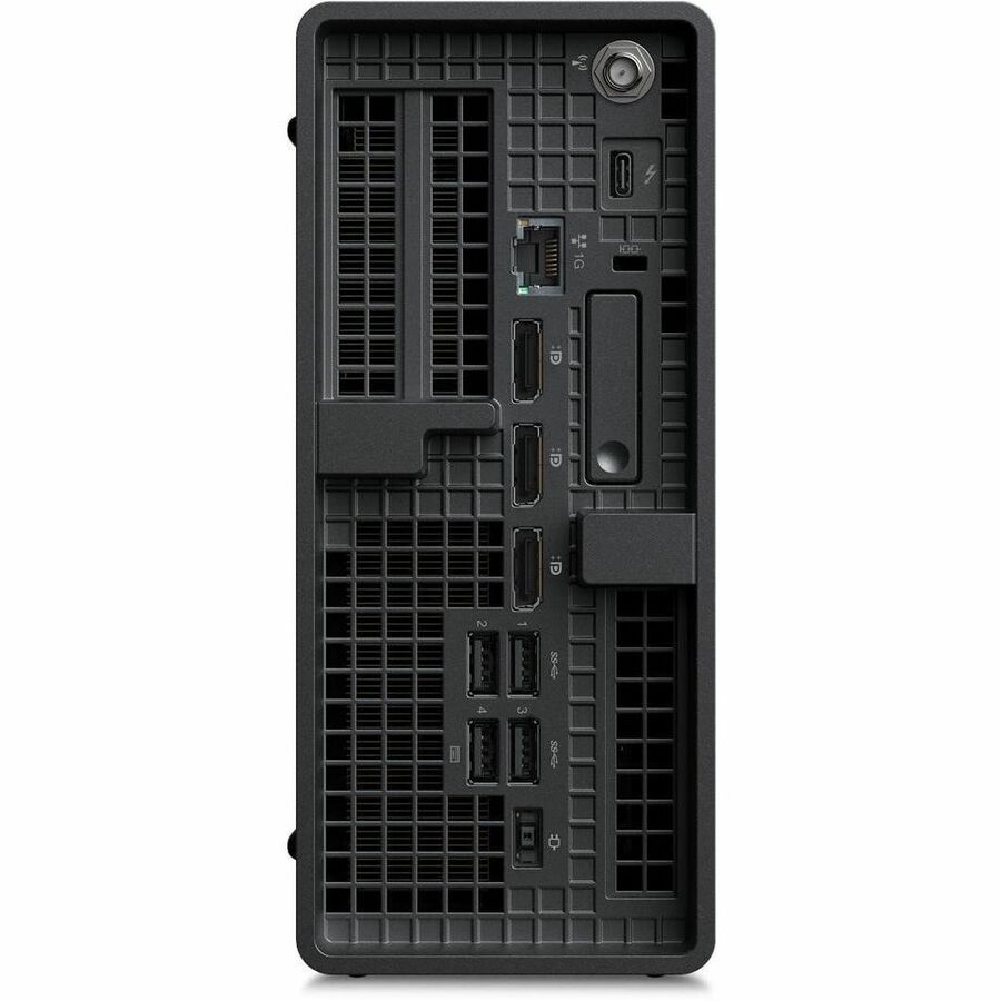 Rear Image for Lenovo ThinkStation P3 Ultra Gen 2 30J50031US Workstation - 1 x Intel Core Ultra 9 2nd Gen 285 - vPro Technology - 32 GB - 1 TB SSD - Small Form Factor - Black