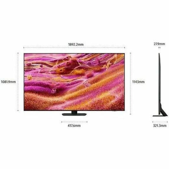 Alternate-Image3 Image for Samsung QN90F QN115QN90FF 114.5" Smart LED-LCD TV 2025 - 4K UHDTV - High Dynamic Range (HDR) - Titan Black