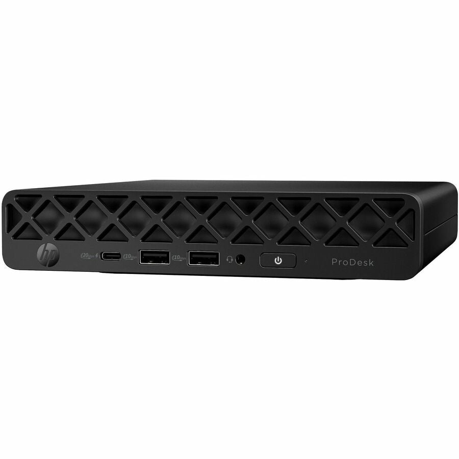 Left Image for HP ProDesk 4 G1i Desktop Computer - Intel Core Ultra 7 265T - vPro Technology - 16 GB - 256 GB SSD - Mini PC - Jack Black