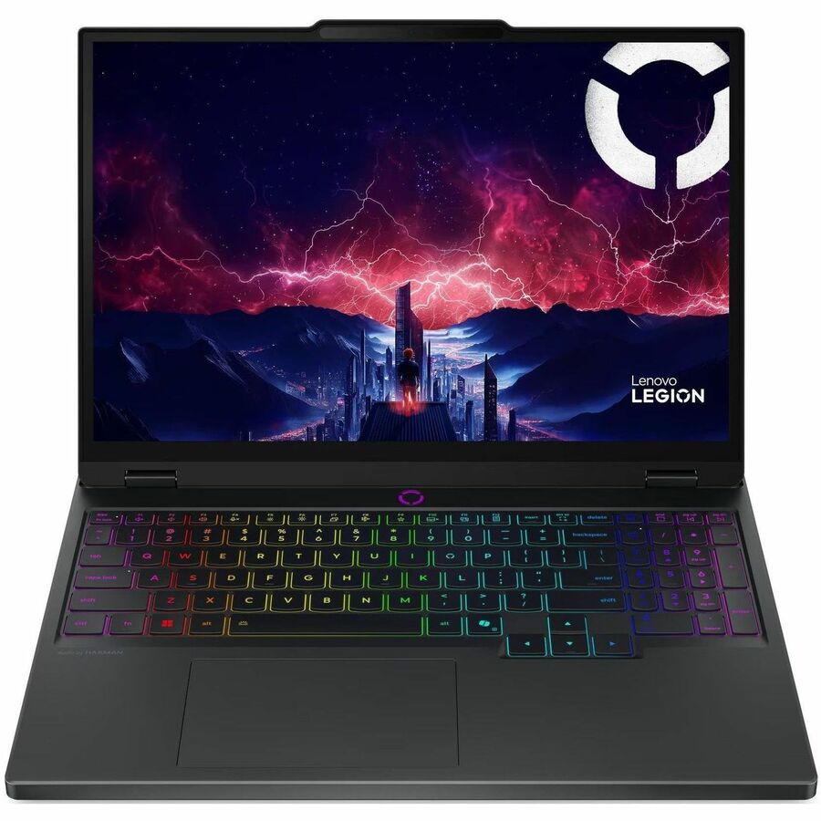 Front Image for Lenovo Legion 5 15AKP10 83F1000VUS 15.1" Gaming Notebook - WQXGA - 165 Hz - AMD Ryzen AI 7 350 - 32 GB - 1 TB SSD - English Keyboard - Eclipse Black