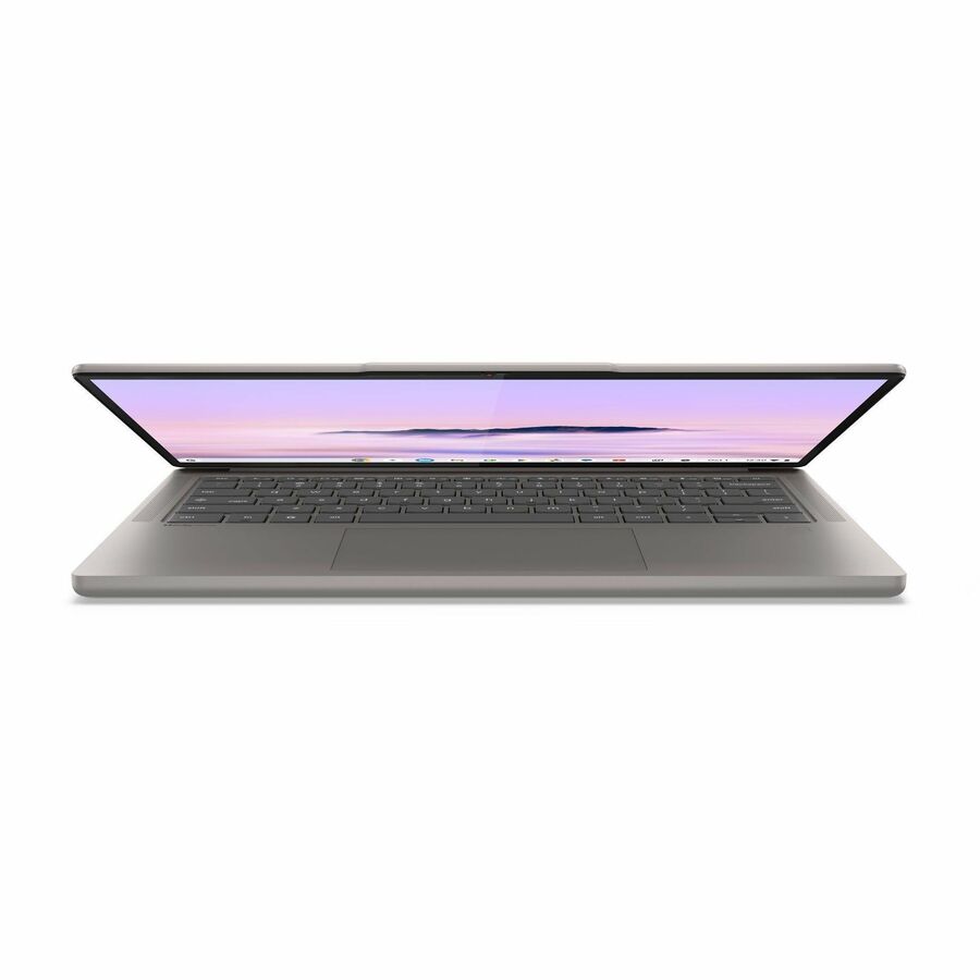 Front Image for Lenovo Chrome 14M9610 83MY0000US 14" Touchscreen Chromebook - WUXGA - 60 Hz - Octa-core (ARM Cortex X925 + Cortex X4) - 16 GB - 256 GB Flash Memory - English Keyboard - Seashell