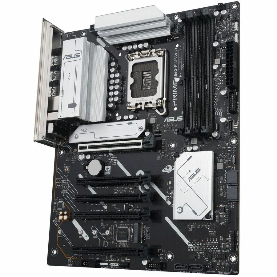Alternate-Image1 Image for Asus Prime B860-PLUS WIFI-CSM Desktop Motherboard - Intel B860 Chipset - Socket LGA-1851 - ATX