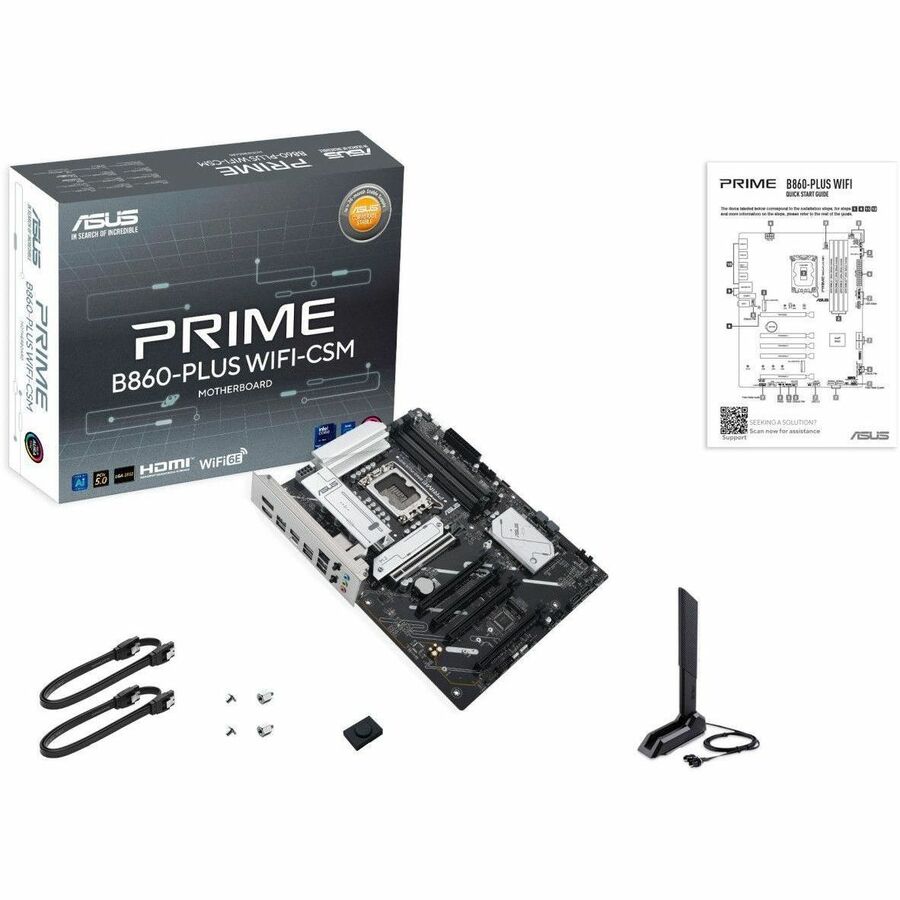 Alternate-Image5 Image for Asus Prime B860-PLUS WIFI-CSM Desktop Motherboard - Intel B860 Chipset - Socket LGA-1851 - ATX