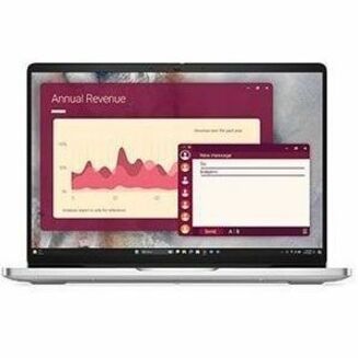 Front Image for Dell Pro 14 PC14250 14" Notebook - Full HD Plus - 60 Hz - Intel Core Ultra 7 255U - 16 GB - 512 GB SSD - English (US) Keyboard - Platinum