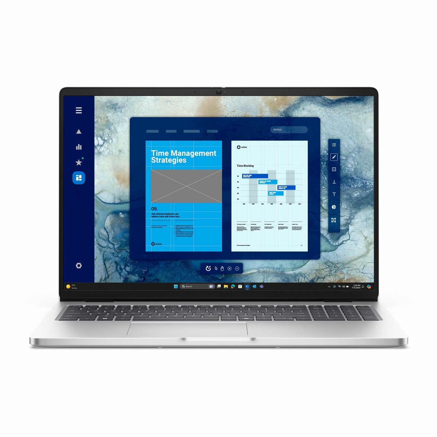 Main Image for Dell Pro 16 PC16250 16" Notebook - Full HD Plus - 60 Hz - Intel Core 5 120U - 8 GB - 256 GB SSD - English (US) Keyboard - Magnetite