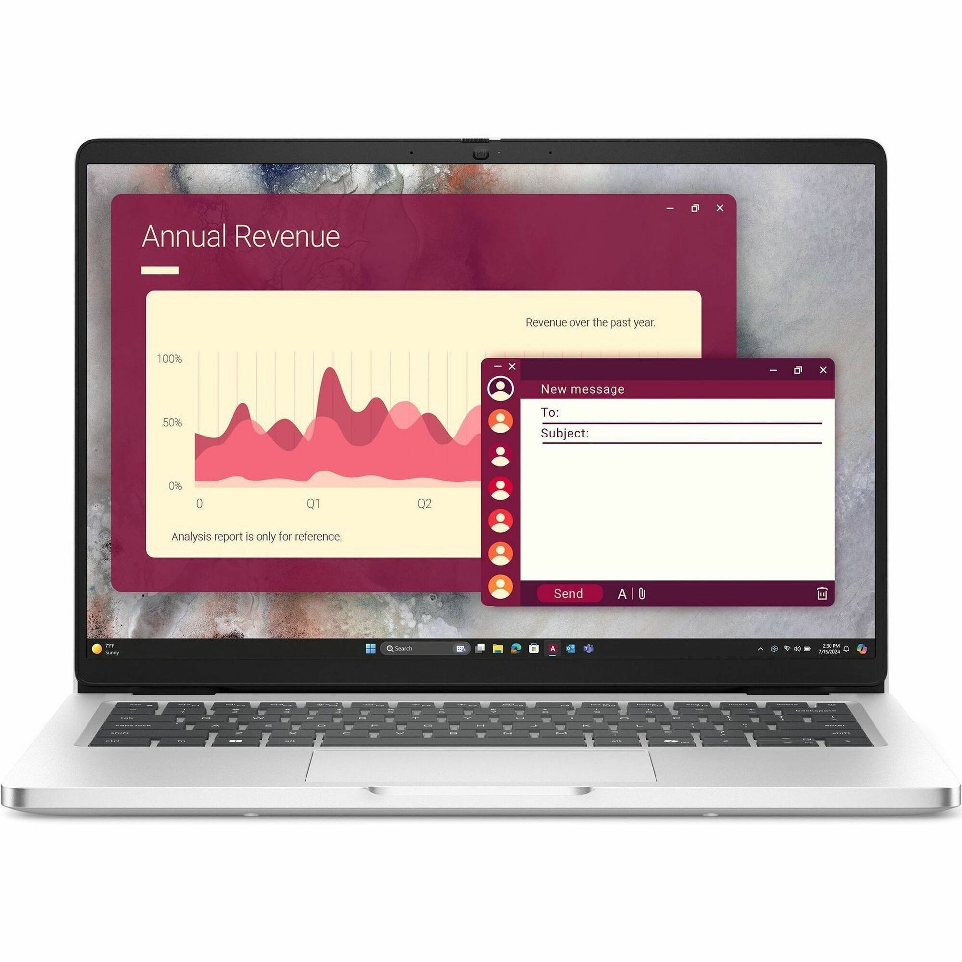 Main Image for Dell Pro 14 PC14250 14" Notebook - Full HD Plus - 60 Hz - Intel Core 7 150U - 16 GB - 256 GB SSD - English (US) Keyboard - Magnetite