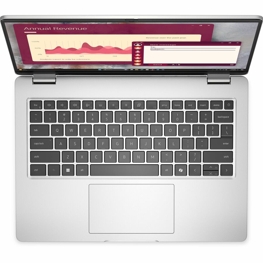 Alternate-Image2 Image for Dell Pro 14 PC14250 14" Notebook - Full HD Plus - 60 Hz - Intel Core Ultra 5 235U - vPro Technology - 16 GB - 256 GB SSD - English (US) Keyboard - Platinum Silver