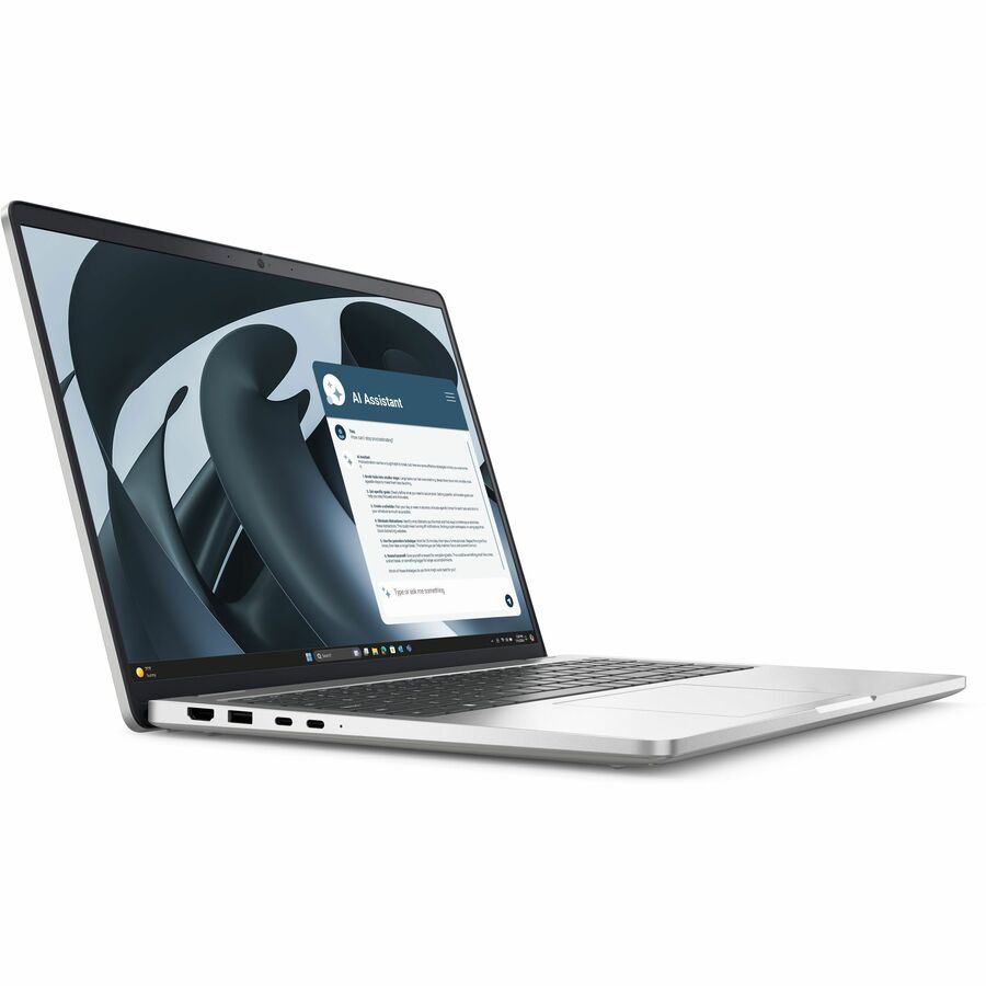 Alternate-Image1 Image for Dell Pro 16 Plus PB16255 16" Copilot+ PC Notebook - Full HD Plus - 60 Hz - AMD Ryzen AI 7 PRO 350 - 32 GB - 512 GB SSD - English (US) Keyboard - Platinum Silver