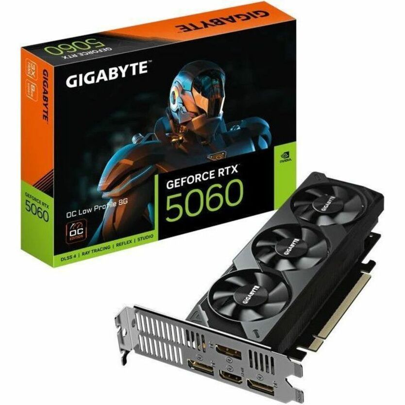 Alternate-Image1 Image for GIGABYTE NVIDIA GeForce RTX 5060 Graphic Card - 8 GB GDDR7 - Low-profile