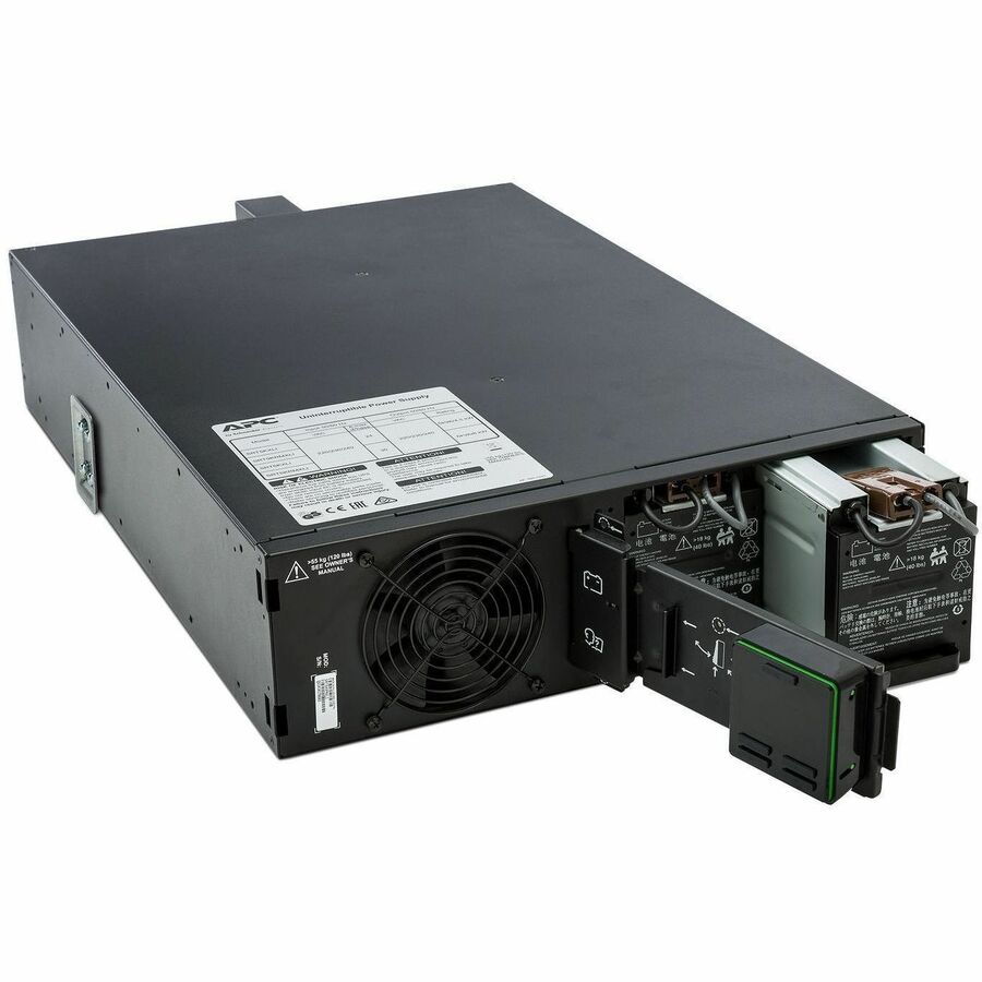 Alternate-Image1 Image for APC Smart-UPS On-Line, 5.4kVA, Rackmount 3U, 208V, 2x L6-20R+2x L6-30R NEMA outlets, Network Card+SmartSlot, Extended runtime, W/ rail kit [TAA]