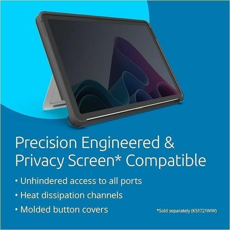 Alternate-Image8 Image for Kensington BlackBelt Rugged Carrying Case for 12" Microsoft Surface Pro Tablet - Black