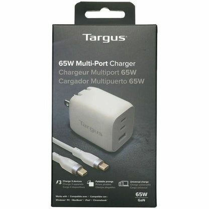 Alternate-Image6 Image for Targus&reg; 65W Multi-Port GaN Wall Charger