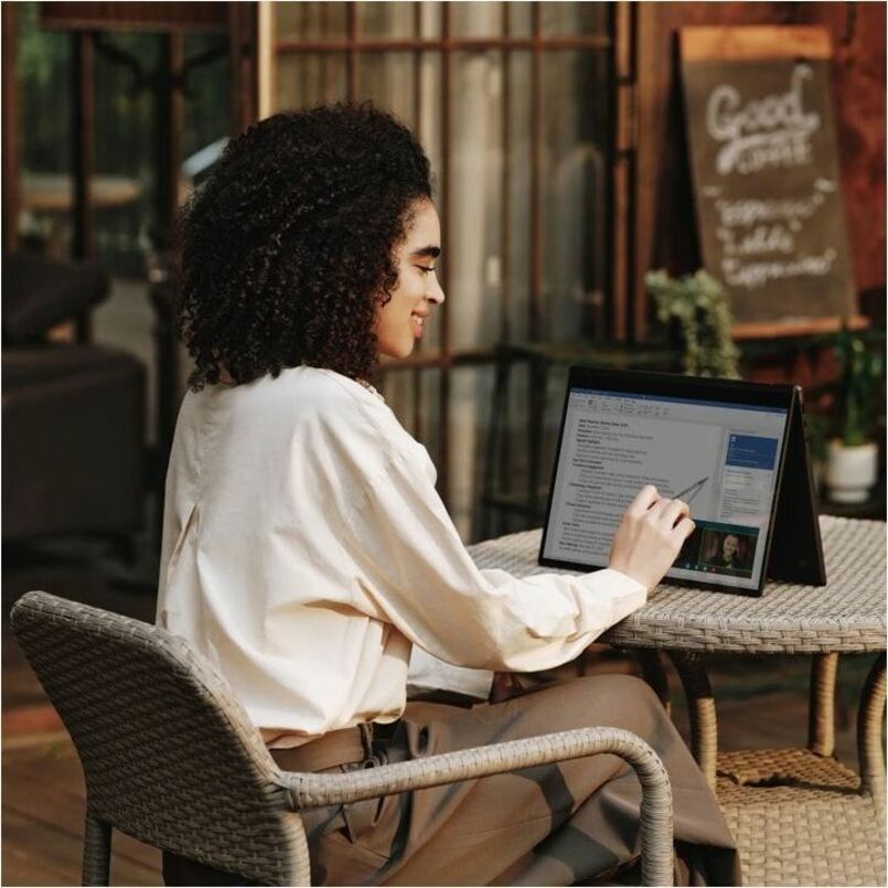 Life-Style Image for LG gram Pro 16T90TP-K.AAB4U1 16" Touchscreen Convertible 2 in 1 Notebook - WQXGA+ - 120 Hz - Intel Core Ultra 7 255H - Intel Evo Platform - 16 GB - 1 TB SSD - Obsidian Black