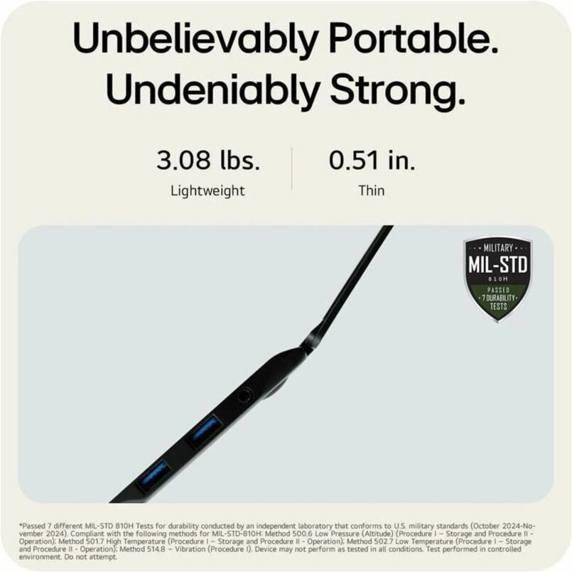 Alternate-Image2 Image for LG gram Pro 16T90TP-K.AAB4U1 16" Touchscreen Convertible 2 in 1 Notebook - WQXGA+ - 120 Hz - Intel Core Ultra 7 255H - Intel Evo Platform - 16 GB - 1 TB SSD - Obsidian Black