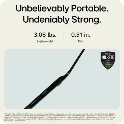 Alternate-Image2 Image for LG gram Pro 16T90TP-K.AAB4U1 16" Touchscreen Convertible 2 in 1 Notebook - WQXGA+ - 120 Hz - Intel Core Ultra 7 255H - Intel Evo Platform - 16 GB - 1 TB SSD - Obsidian Black