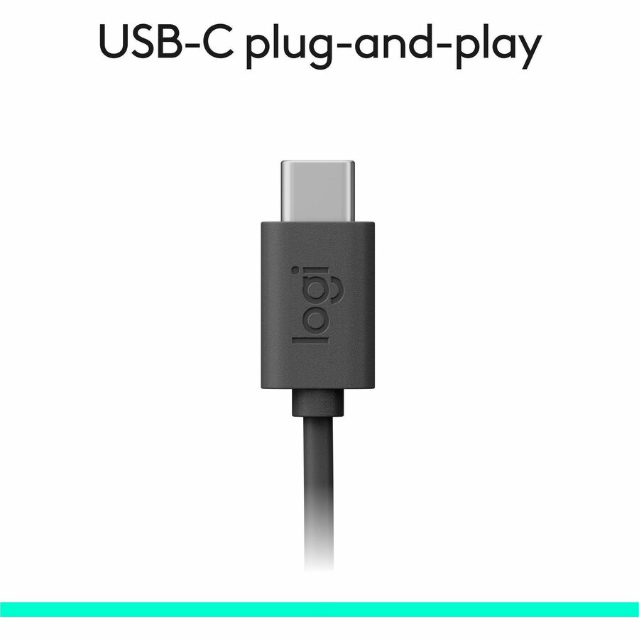Alternate-Image4 Image for Logitech H390 Wired Headphones with Mic, USB Headset with Microphone for PC, Noise Cancelling Microphone