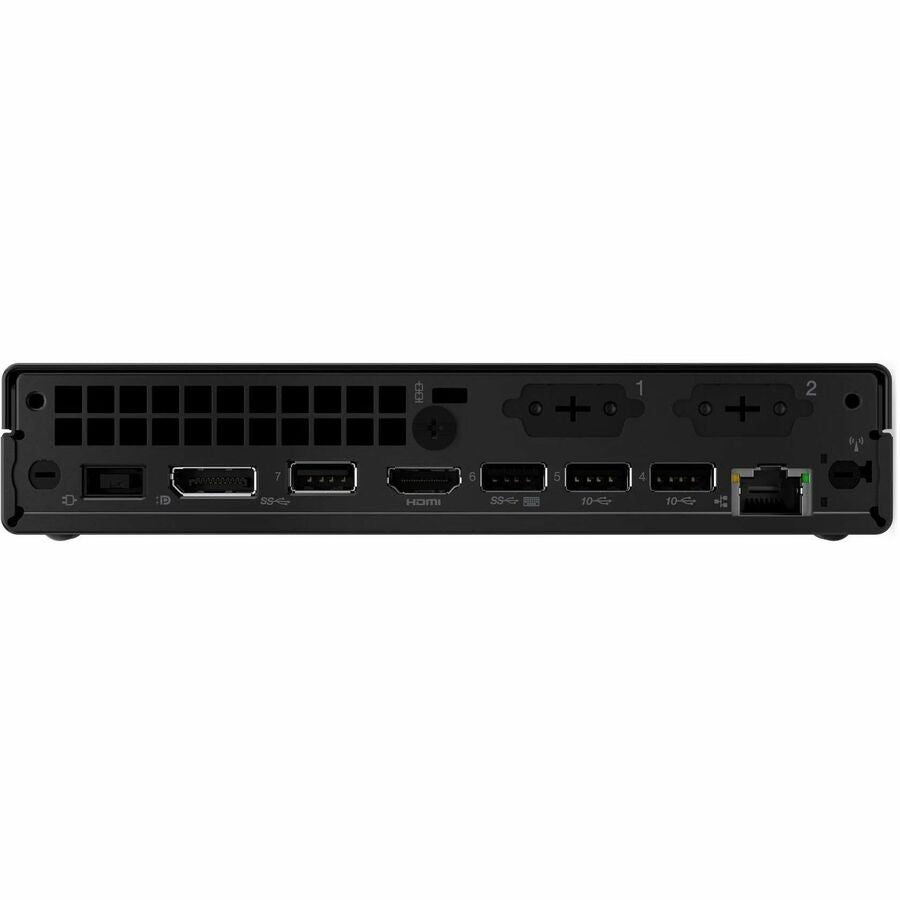 Rear Image for Lenovo ThinkCentre M70q Gen 6 13A40029US Desktop Computer - Intel Core Ultra 5 225T - 16 GB - 512 GB SSD - Tiny - Black