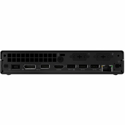 Rear Image for Lenovo ThinkCentre M70q Gen 6 13A40029US Desktop Computer - Intel Core Ultra 5 225T - 16 GB - 512 GB SSD - Tiny - Black