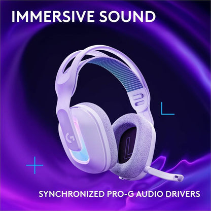 Alternate-Image3 Image for Logitech G522 LIGHTSPEED Wireless Gaming Headset, LIGHTSYNC RGB, Full Bandwidth Mic, Advanced Synchronized Audio, Tri-Connectivity with LIGHTSPEED, Bluetooth, White